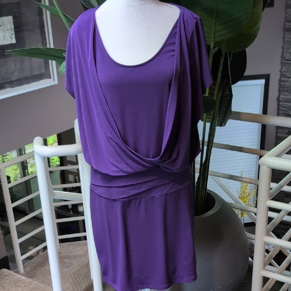 Sandra Darren Rich Purple Fabric